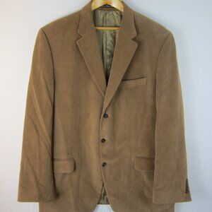 Sams  Men 48T Brown Corduroy Long Sleeve Sport Coat Jacket Classic Made Canada